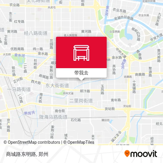 商城路东明路地图