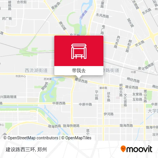 建设路西三环地图