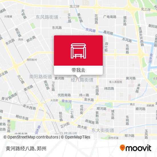 黄河路经八路地图