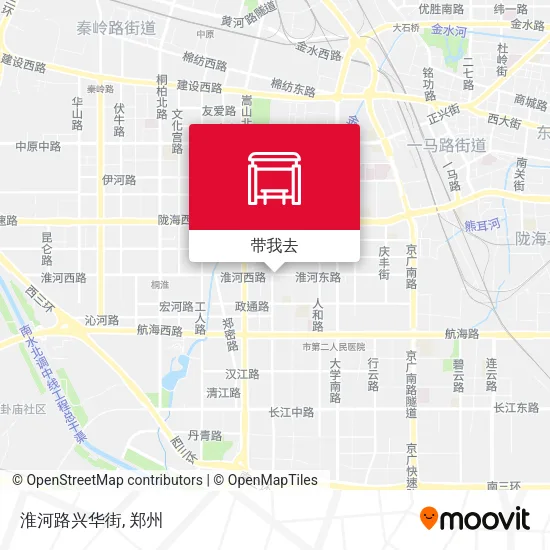 淮河路兴华街地图