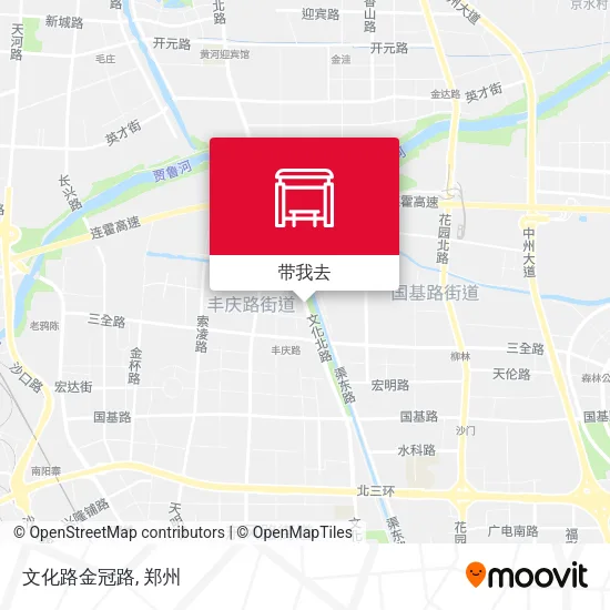 文化路金冠路地图