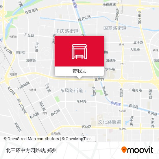 北三环中方园路站地图