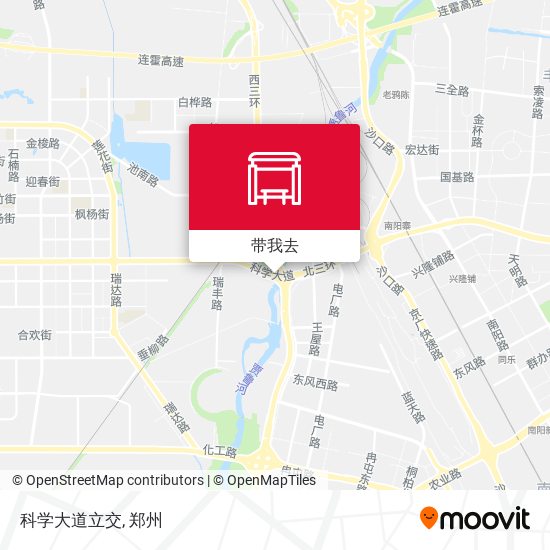科学大道立交地图