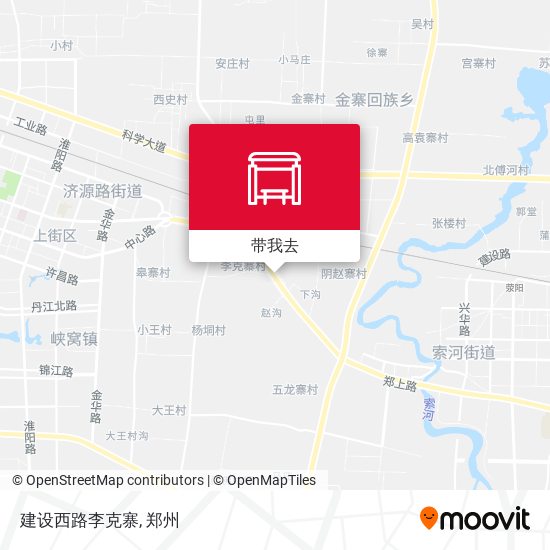 建设西路李克寨地图