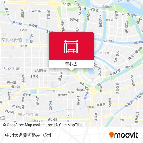 中州大道黄河路站地图