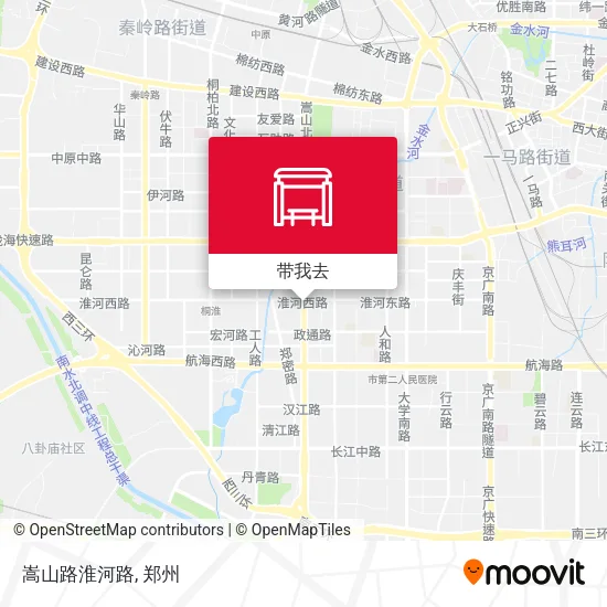 嵩山路淮河路地图