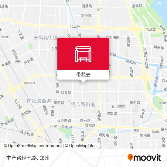 丰产路经七路地图