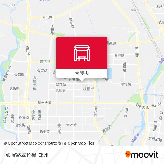 银屏路翠竹街地图