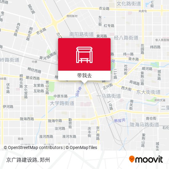 京广路建设路地图
