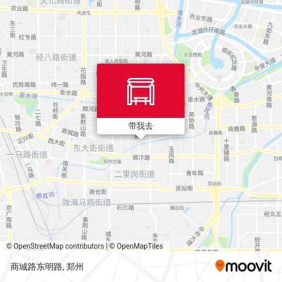 商城路东明路地图