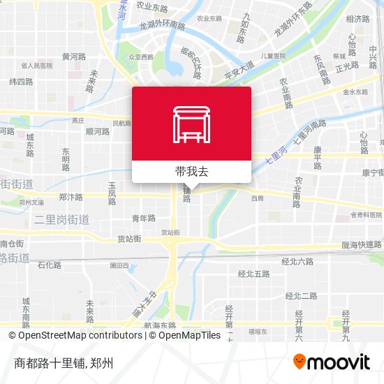 商都路十里铺地图