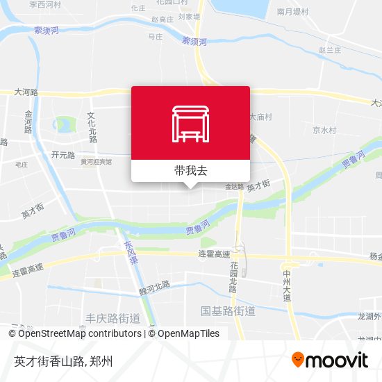 英才街香山路地图