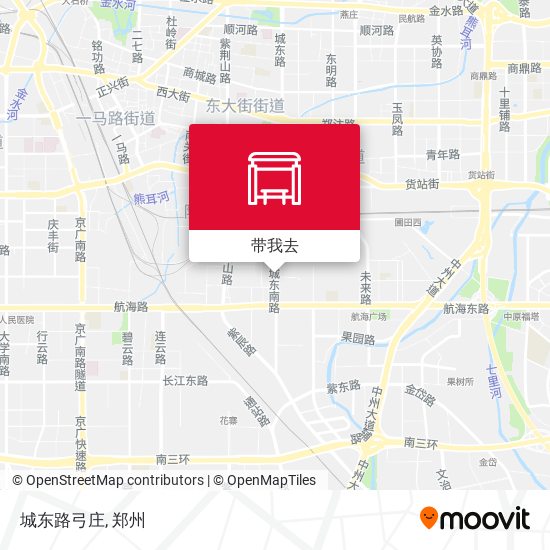 城东路弓庄地图