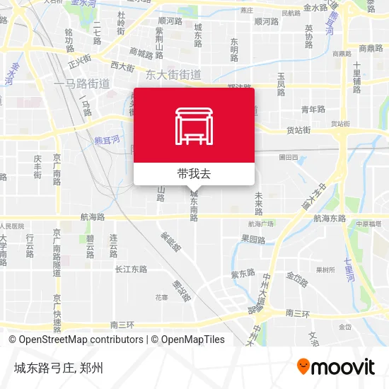 城东路弓庄地图