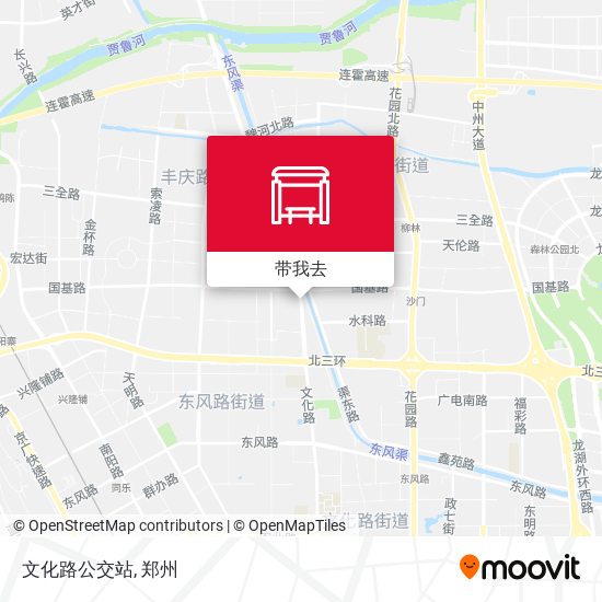 文化路公交站地图