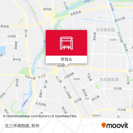 北三环南阳路地图