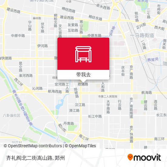 齐礼阎北二街嵩山路地图