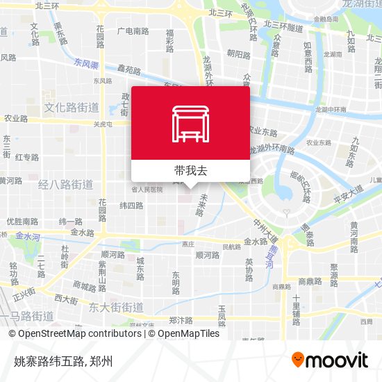 姚寨路纬五路地图