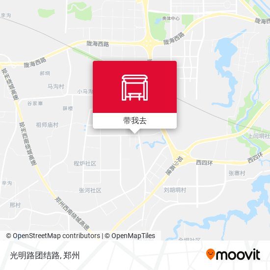 光明路团结路地图