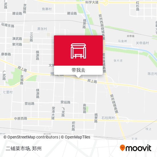 二铺菜市场地图