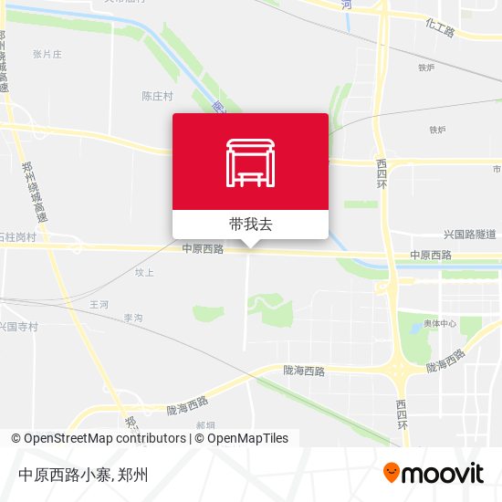 中原西路小寨地图