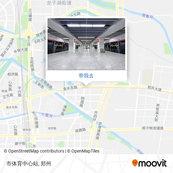 市体育中心站地图