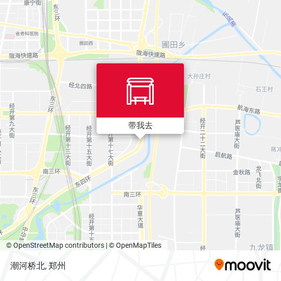 潮河桥北地图