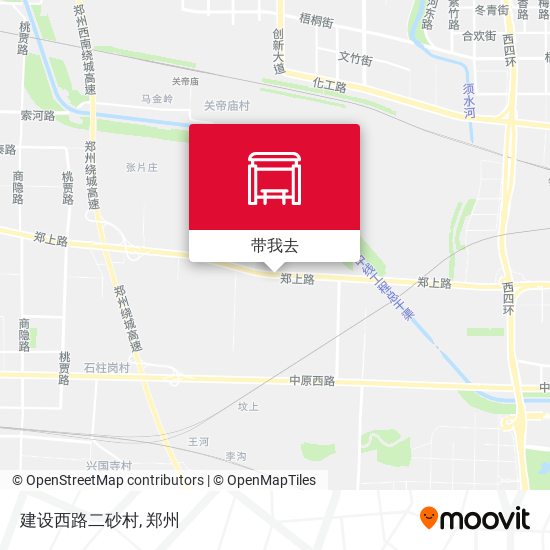 建设西路二砂村地图