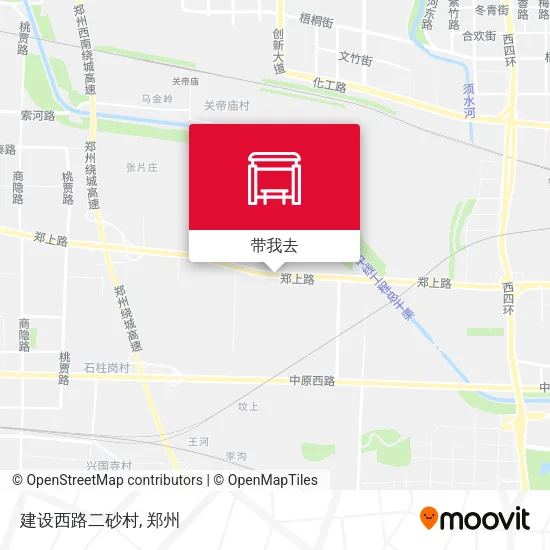 建设西路二砂村地图