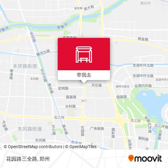 花园路三全路地图