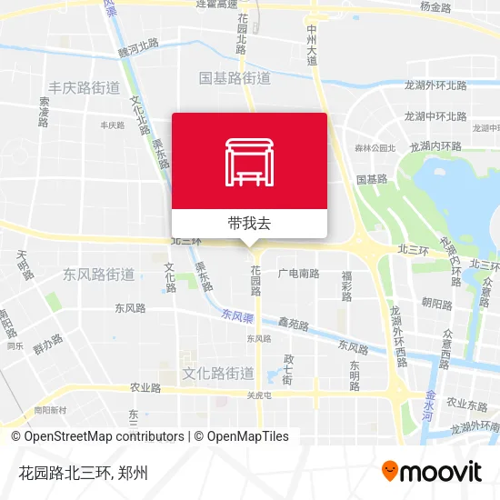花园路北三环地图