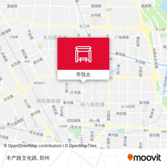 丰产路文化路地图