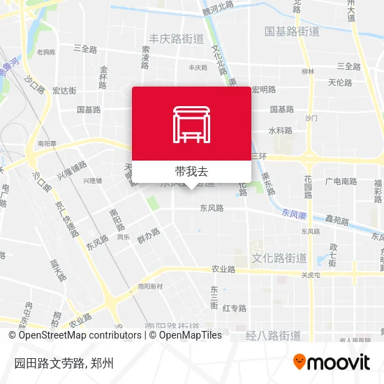 园田路文劳路地图