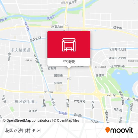 花园路沙门村地图