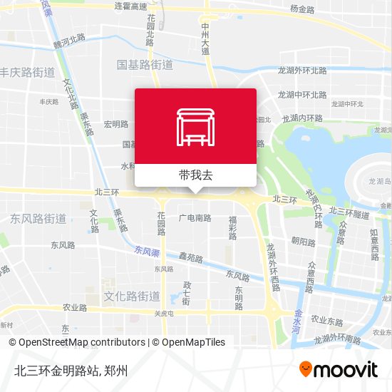 北三环金明路站地图