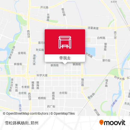 雪松路枫杨街地图