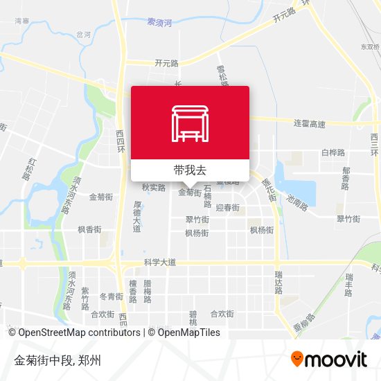金菊街中段地图