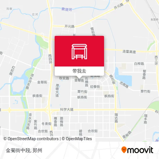 金菊街中段地图