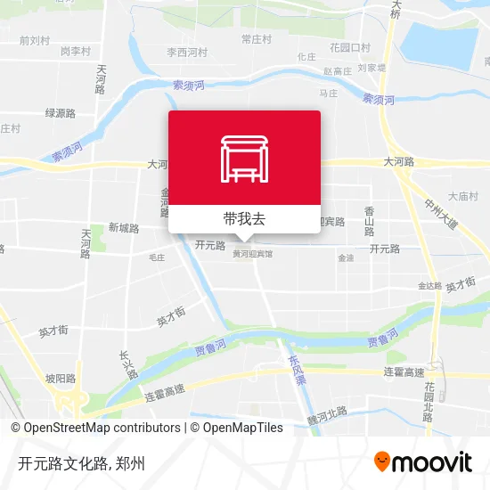 开元路文化路地图