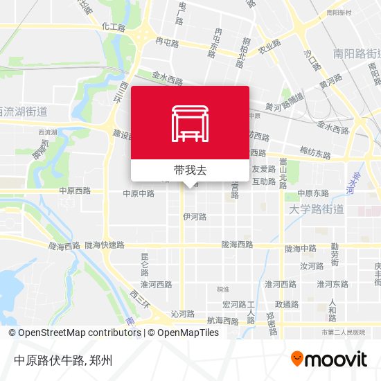 中原路伏牛路地图