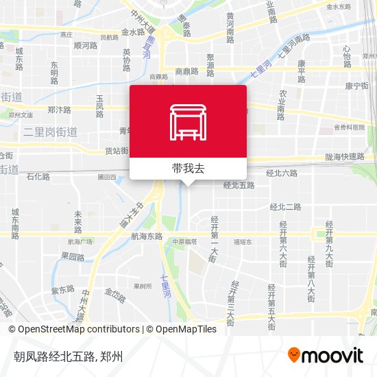 朝凤路经北五路地图