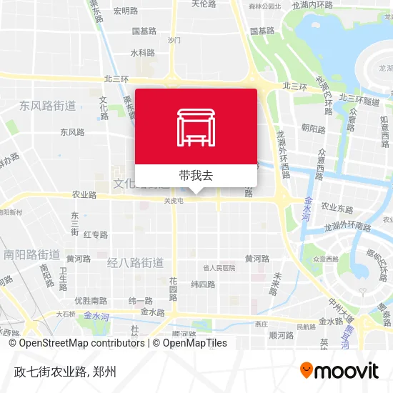 政七街农业路地图
