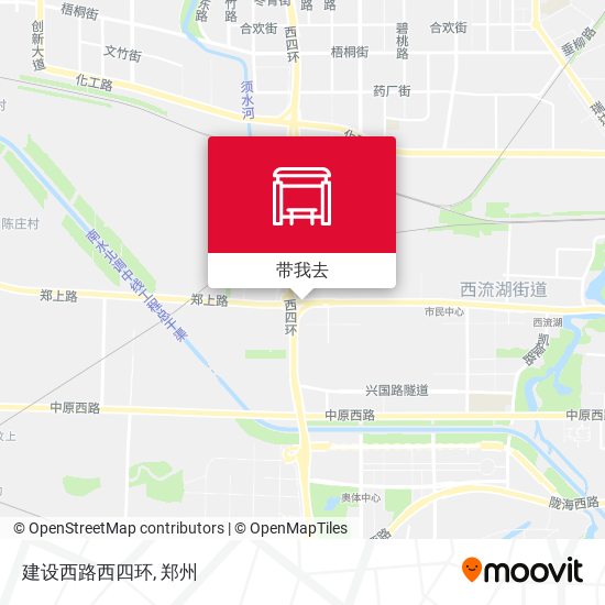 建设西路西四环地图