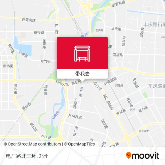 电厂路北三环地图