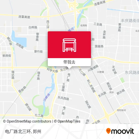 电厂路北三环地图