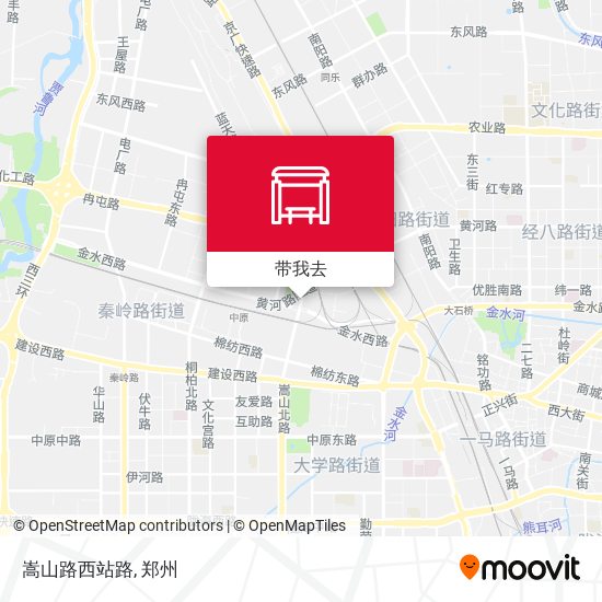 嵩山路西站路地图