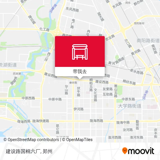 建设路国棉六厂地图