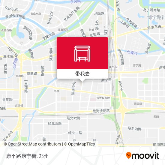 康平路康宁街地图