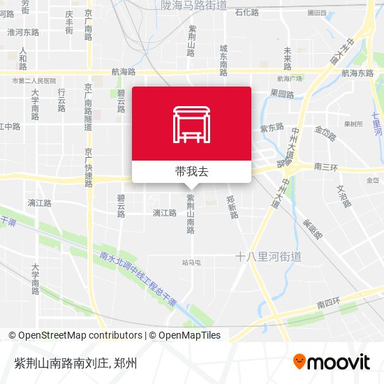 紫荆山南路南刘庄地图
