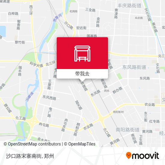沙口路宋寨南街地图